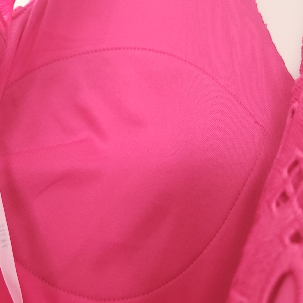 NWT SIENA | Pink Lace Halter Boho Midi Dress - Picture 11 of 11